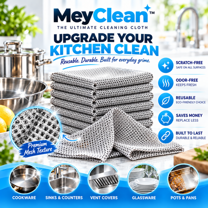 MeyClean™ - The Ultimate Cleaning Tool for Stainless Steel and Glass Cookware | BUNDLE OFFER