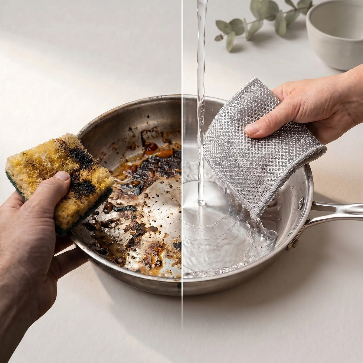 MeyClean™ - The Ultimate Cleaning Tool for Stainless Steel and Glass Cookware | BUNDLE OFFER