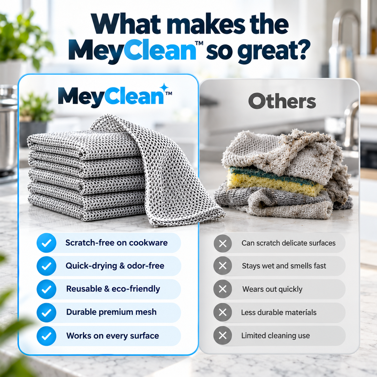 MeyClean™ - The Ultimate Cleaning Tool for Stainless Steel and Glass Cookware | BUNDLE OFFER