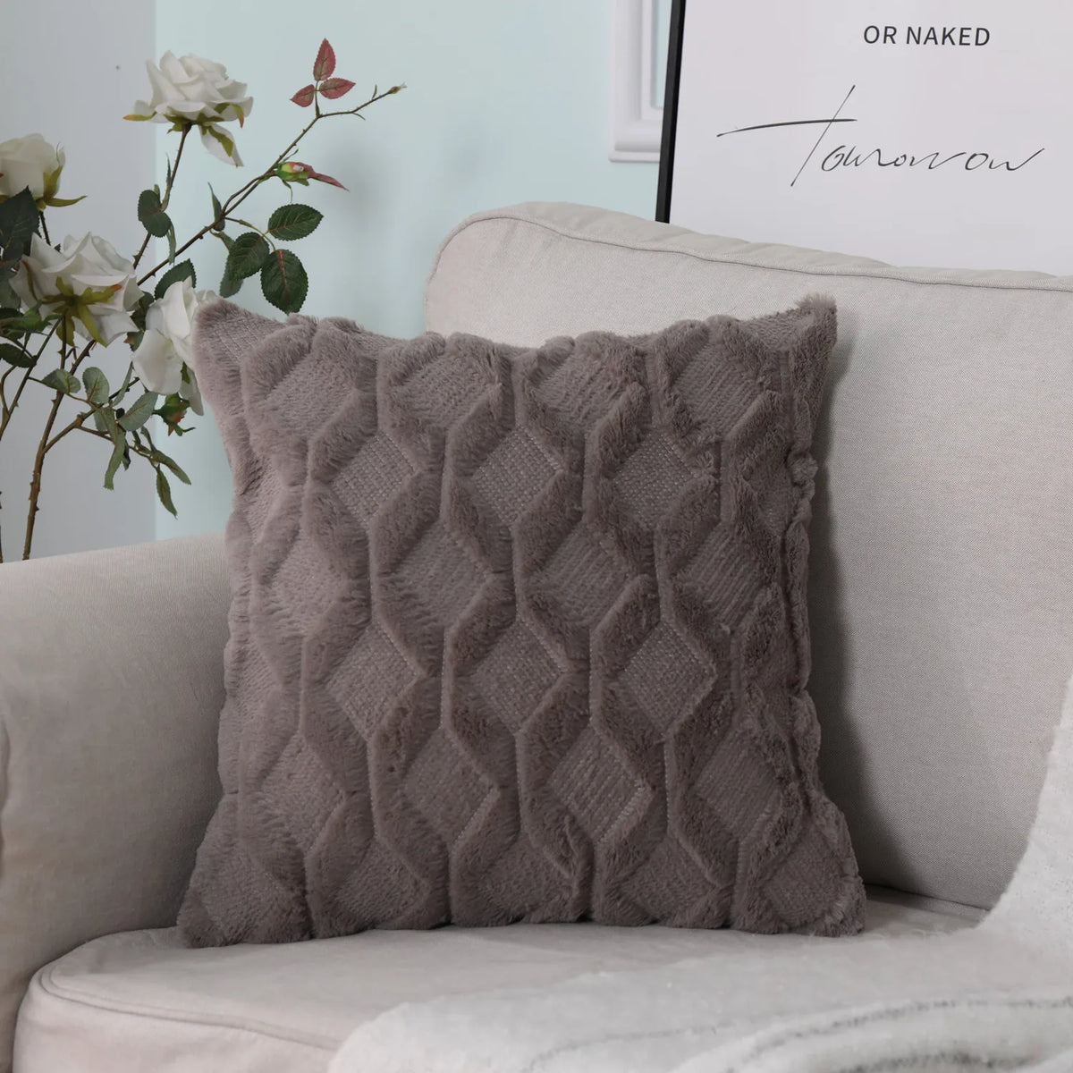 Vesper Textured Velvet Pillow Cover
