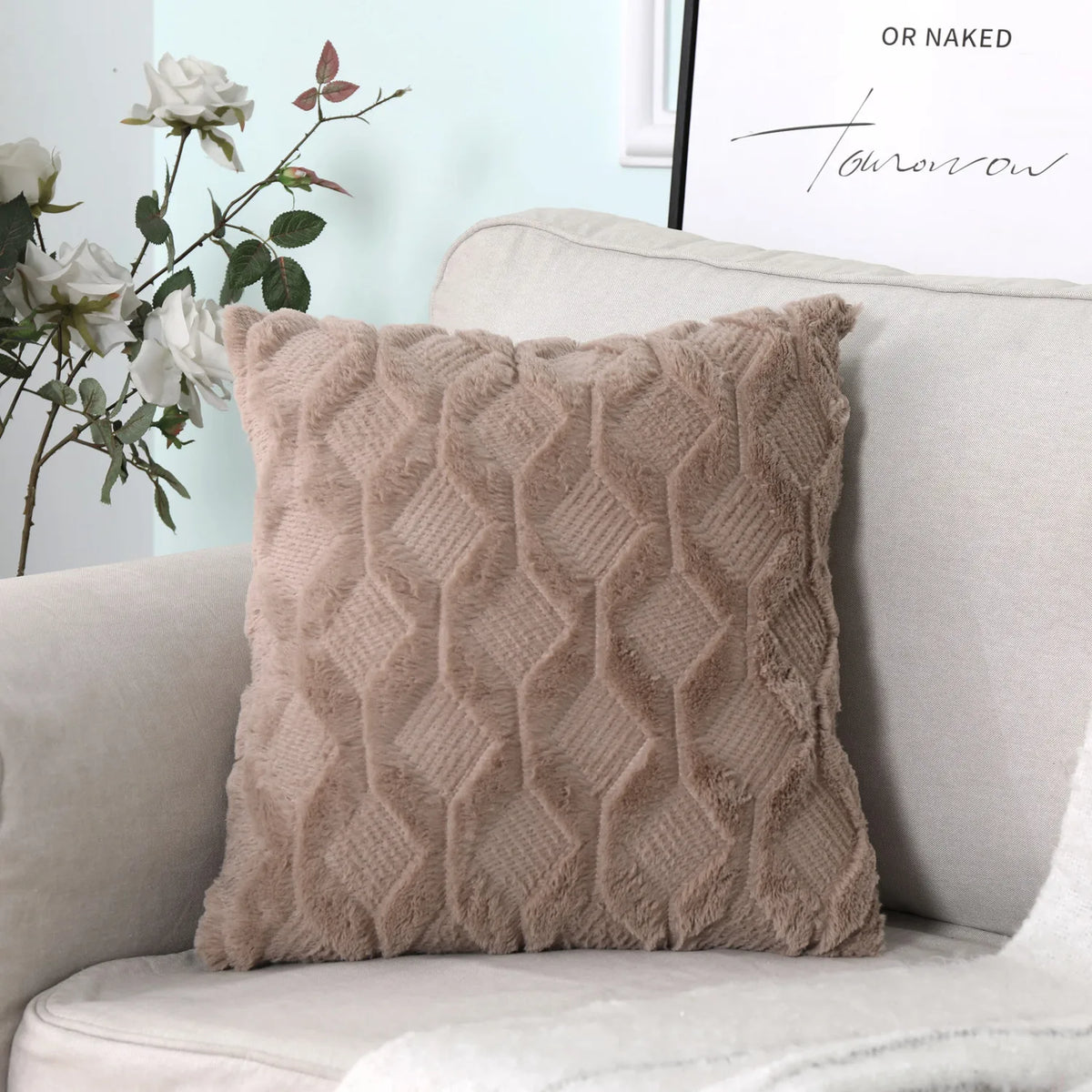 Vesper Textured Velvet Pillow Cover