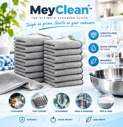 MeyClean™ - The Ultimate Cleaning Tool for Stainless Steel and Glass Cookware | BUNDLE OFFER
