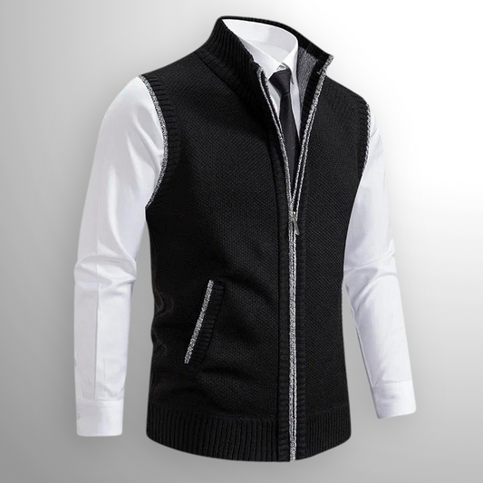 Brandon Full-Zip Sweater Vest